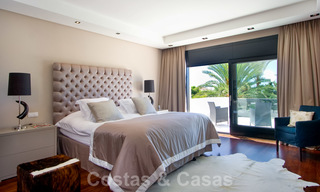 Impresionante villa de lujo contemporáneo con apartamento de invitados en venta en el Valle del Golf de Nueva Andalucía, Marbella 22595 