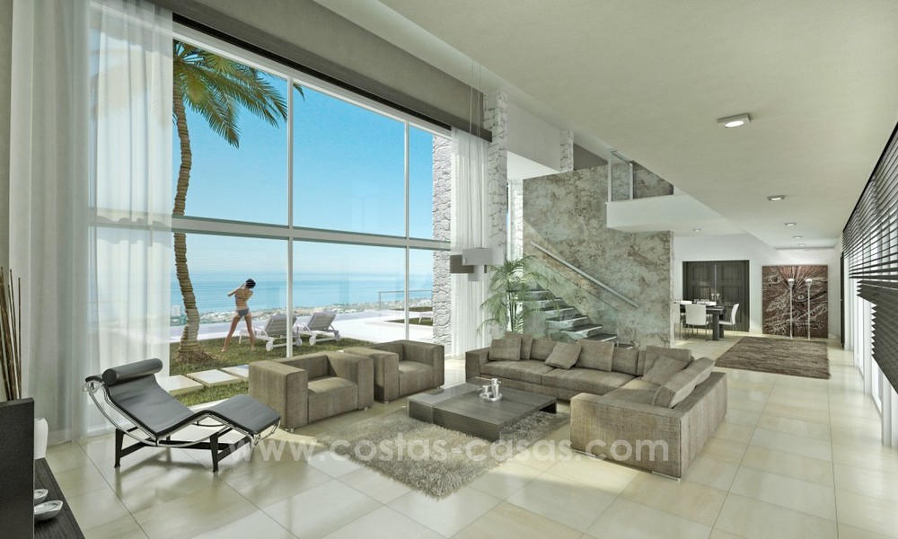 Nueva villa moderna en venta en Marbella con vistas al mar 4456