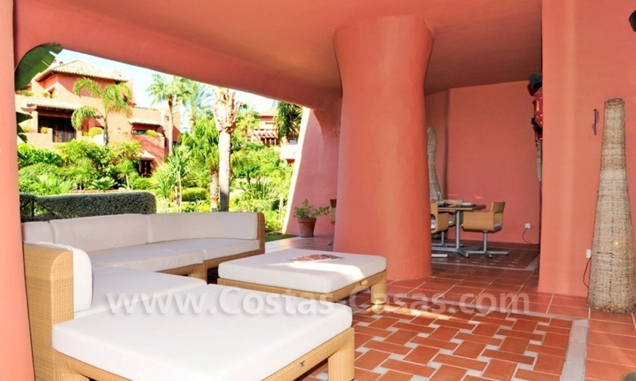 Apartamento de lujo a la venta en complejo exclusivo situado en primera línea de playa entre Marbella y Estepona centro 7