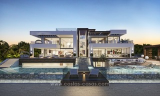 Villa contemporánea con pista de tenis en venta en el corazón del Valle del Golf, Nueva Andalucía, Marbella 2