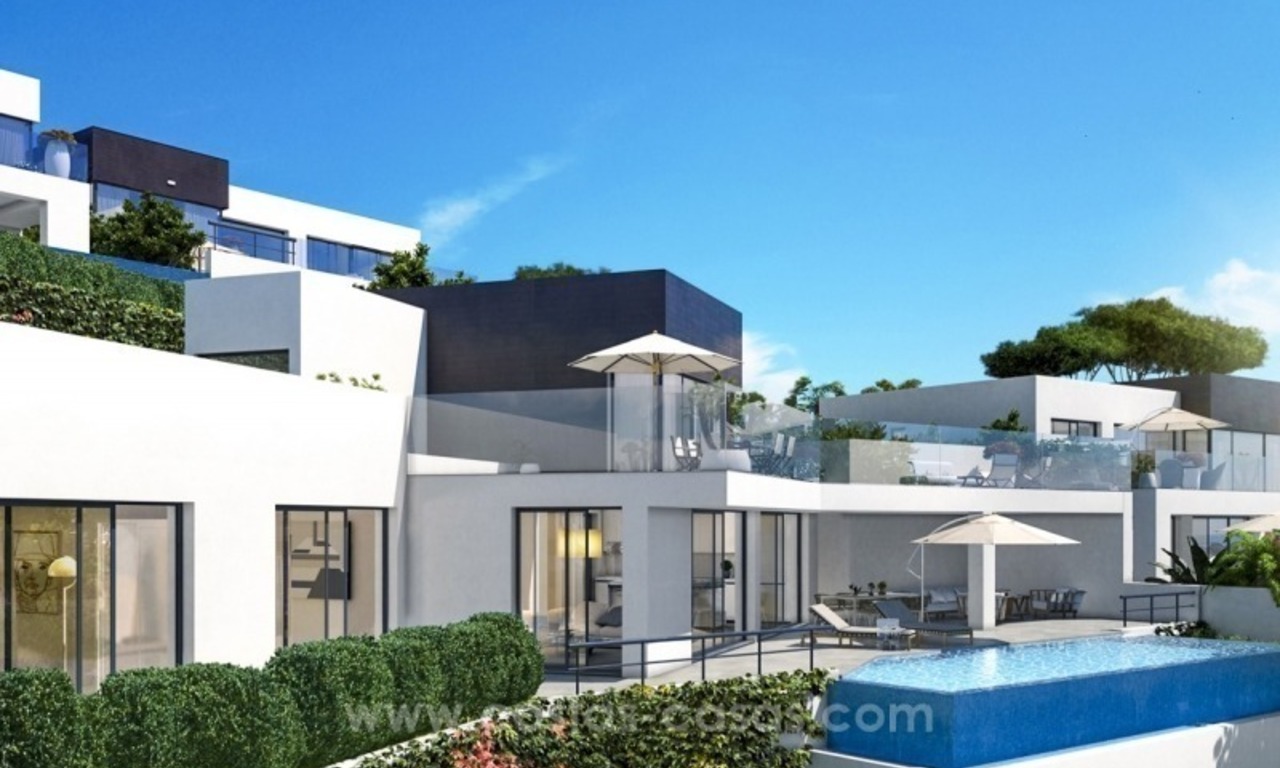 Villas nuevas y modernas en venta en La Cala de Mijas, Costa del Sol 3
