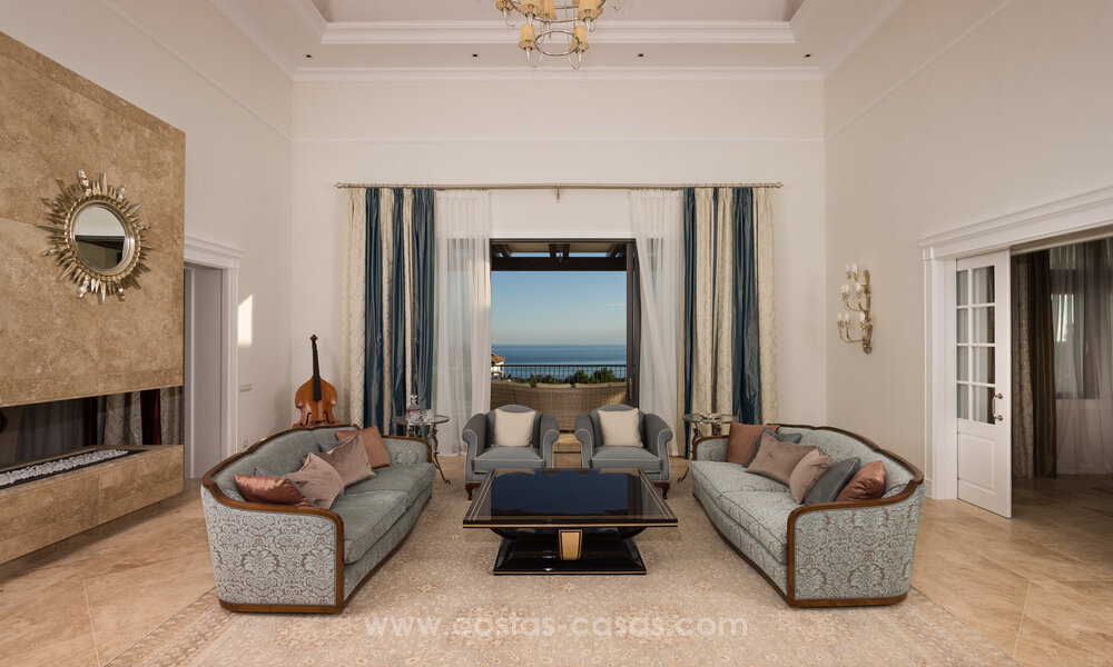 Magistral villa de lujo con vistas panorámicas al mar en Sierra Blanca, en la Milla de Oro de Marbella 41558