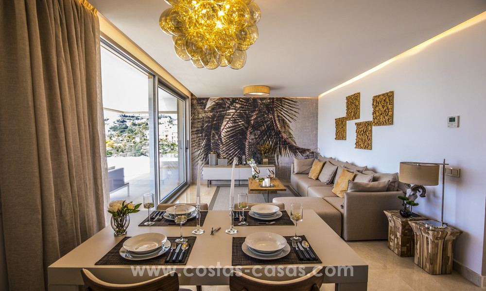 Nuevos y modernos apartamentos en venta en Benahavis - Marbella. 7365