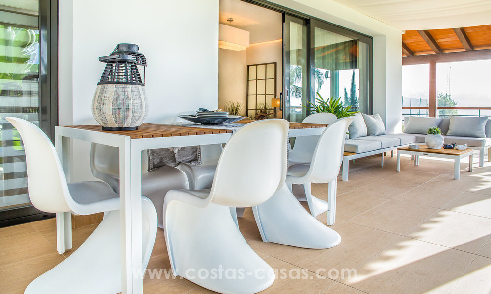 Nuevos y modernos apartamentos en venta en Benahavis - Marbella. 7341