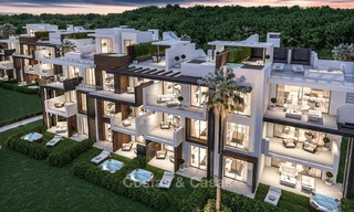 Apartamentos modernos nuevos en venta en la Nueva Milla de Oro, a un corto paseo de la playa, Marbella - Estepona 1133 