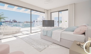 Apartamentos modernos contemporáneos en venta, situados cerca de la Playa y el Golf, Estepona - Marbella 2409 