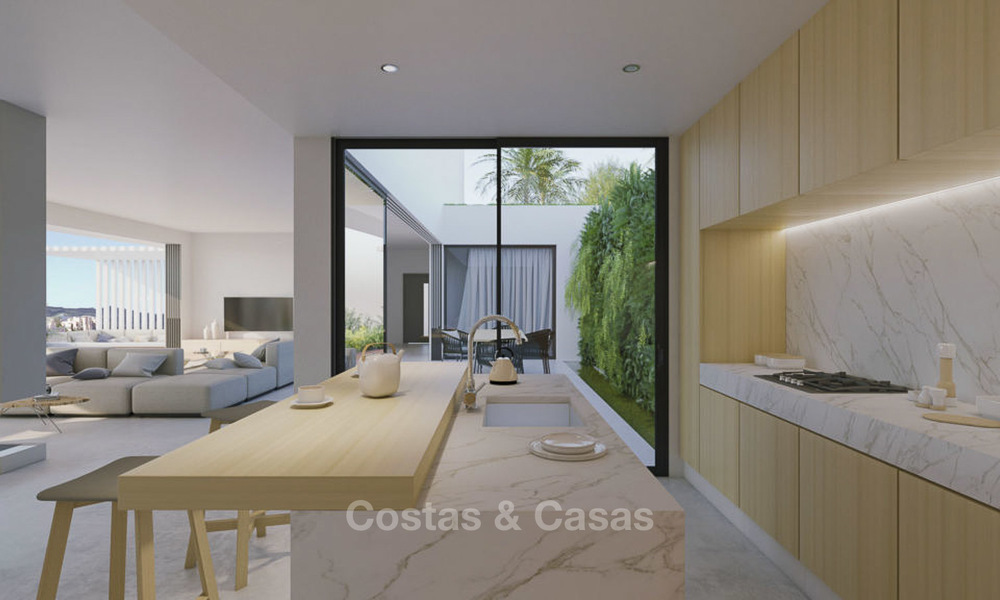 Dos lujosas y modernas villas nuevas, contemporáneas y respetuosas con el medio ambiente, a la venta en un complejo - boutique, Casares - Estepona 3569
