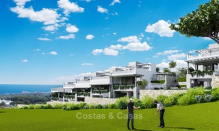 Nuevas casas modernas y espaciosas en primera linea de golf en venta, con impresionantes vistas al Mediterraneo y al golf, Marbella Este 3709 