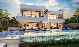 Majestuosa y lujosa villa contemporánea a la venta en una exclusiva urbanización junto a la playa en San Pedro - Marbella 4117 