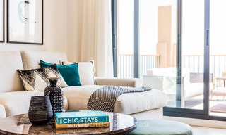 Nuevos apartamentos de lujo de estilo andaluz con impresionantes vistas al mar en venta, en Benahavis - Marbella 5071 