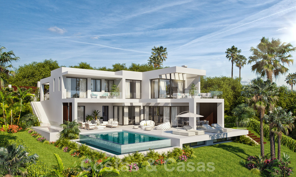 Se venden nuevas villas modernas y contemporáneas, con vistas panorámicas al mar, en la Nueva Milla de Oro entre Marbella y Estepona 19651