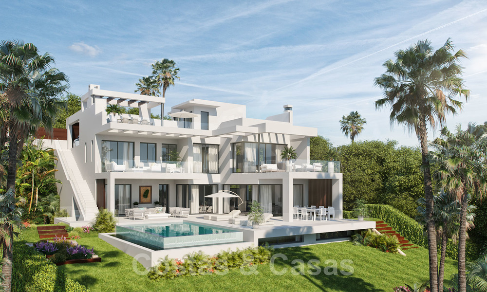 Se venden nuevas villas modernas y contemporáneas, con vistas panorámicas al mar, en la Nueva Milla de Oro entre Marbella y Estepona 19652