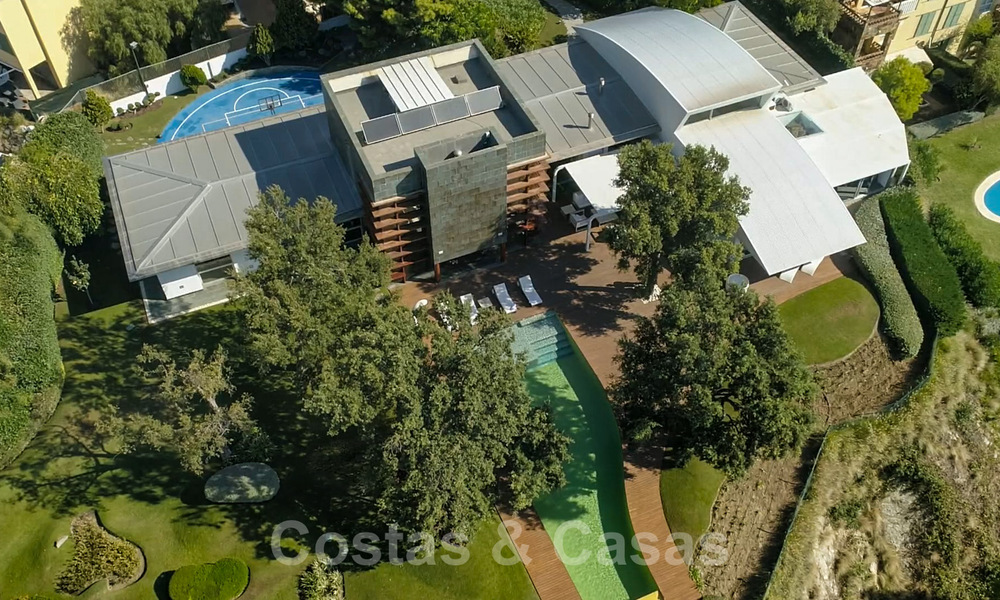 Extraordinaria villa de diseño moderno contemporáneo a la venta, espectaculares vistas al mar, Benalmádena, Costa del Sol 38511