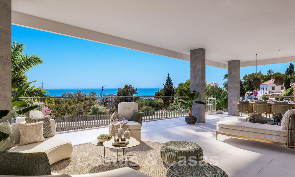 Nuevos apartamentos modernos pasivos en un resort boutique de 5 estrellas en venta en Marbella con impresionantes vistas al mar 51393
