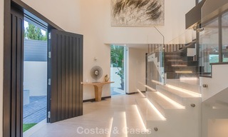Magnífica villa de diseño de nueva construcción en venta en una exclusiva urbanización, Benahavis - Marbella 6927 
