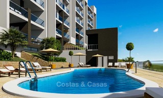 Atractivos apartamentos nuevos con vistas al mar y al golf en venta, a poca distancia de la playa, Manilva - Costa del Sol 7077 