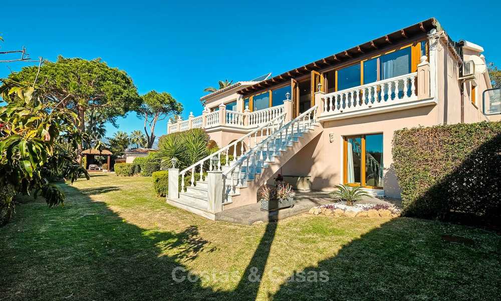 Acogedora villa de estilo tradicional con vistas al mar en venta, lista para ser habitada - Elviria, Este de Marbella 8815