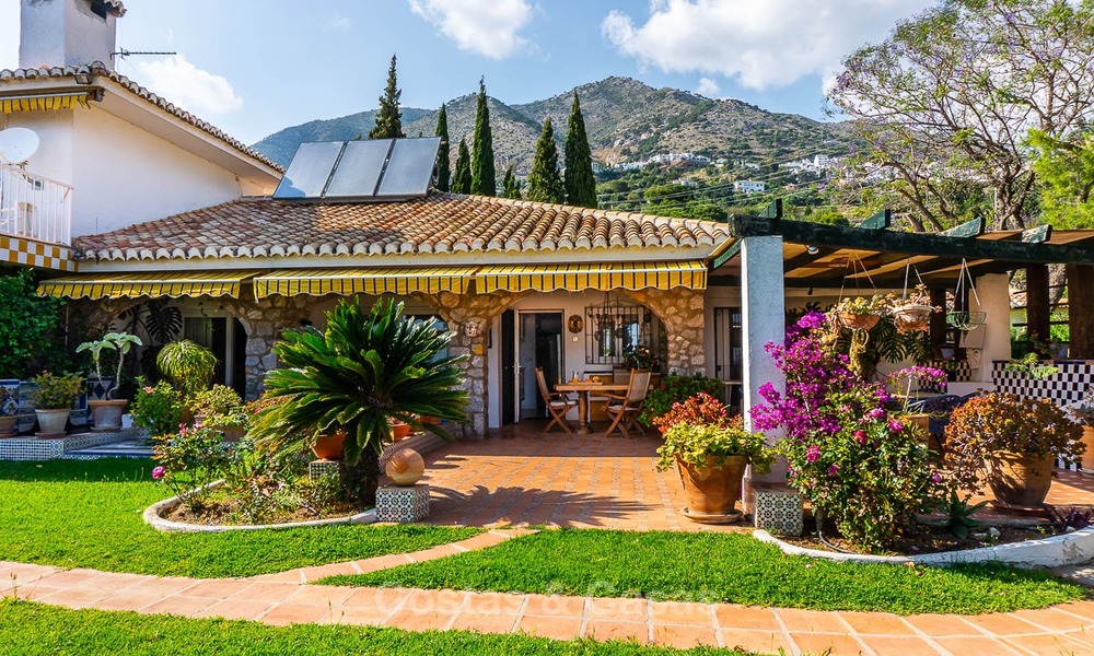 Oferta única! Hermosa finca de campo de 5 Villas en una parcela enorme en venta, con impresionantes vistas al mar - Mijas, Costa del Sol 8991