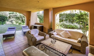 Atractivo apartamento con jardín en venta, en un prestigioso complejo de Sierra Blanca, en la Milla de Oro de Marbella 14368 