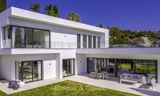 A estrenar y lista para mudarse. Villa moderna en venta cerca del Valle del Golf en Benahavis - Marbella 14633 