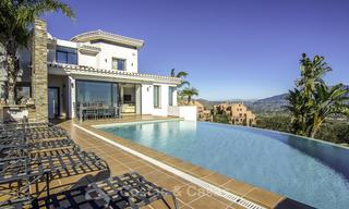 Magnífica villa moderna andaluza con vistas panorámicas en venta al Este de Marbella 14787 