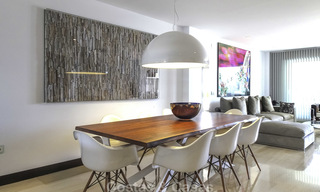 Atractivo apartamento moderno con vistas al mar a la venta, en un complejo cerrado de calidad, Benahavis, Marbella 16463 