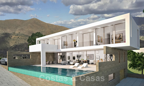 Villa de lujo contemporáneo de nueva construcción con vistas panorámicas al mar en venta, Marbella Este 19890