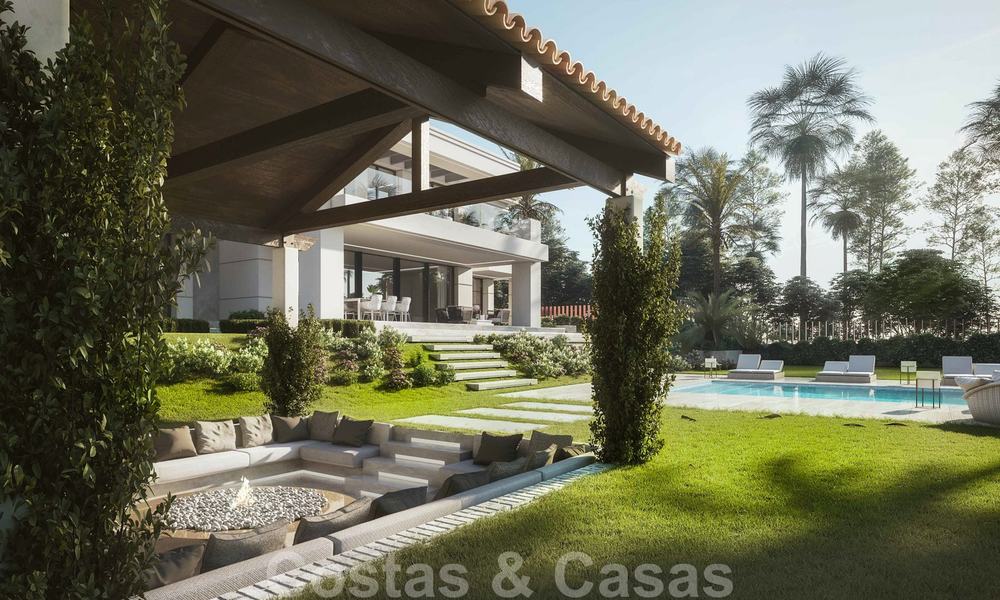 Villa de lujo contemporáneo sobre plano con vistas panorámicas al mar en venta en una urbanización de lujo cerrada, Benahavis - Marbella 20370