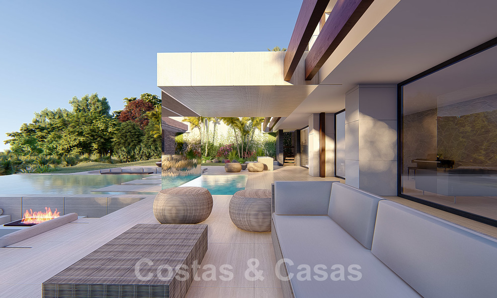 Espectacular, muy lujosa villa contemporánea con vistas al mar y al golf en venta, Benahavis - Marbella 20742