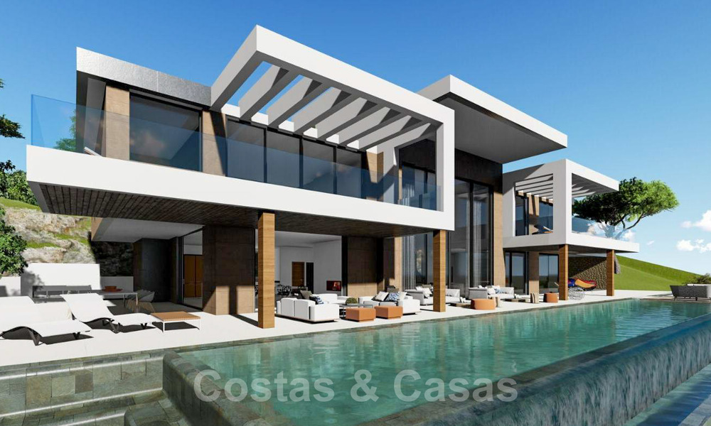 Gran y excepcional terreno de construcción con impresionantes vistas al mar en venta en una exclusiva zona residencial de Marbella 21831