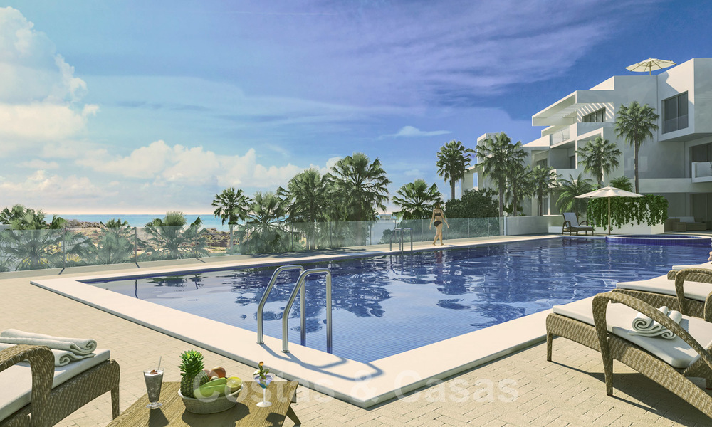 Se venden apartamentos de calidad y diseño contemporáneo con vistas panorámicas al mar en Estepona. Listo para mudarse. 24361