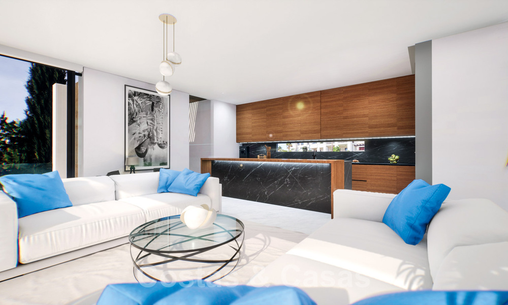 Amplio y moderno apartamento de lujo en venta con piscina privada en una residencia segura en Benahavis - Marbella 29043