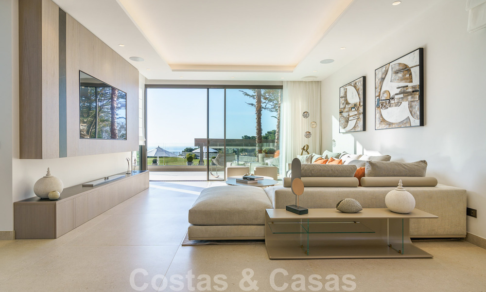 Villa de lujo de nueva construcción en venta con vistas al mar en el exclusivo La Zagaleta Golf Resort, Benahavis - Marbella 40124