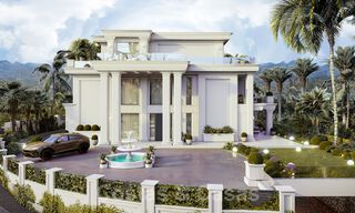 Modernas villas de estilo vanguardista en venta en la prestigiosa Milla de Oro de Marbella 36426 