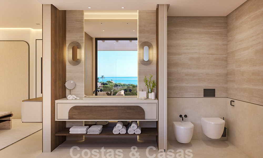 Nueva urbanización frente a la playa. Venta de villas de ultra lujo en primera línea de playa en Marbella 37823