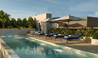 Nueva urbanización frente a la playa. Venta de villas de ultra lujo en primera línea de playa en Marbella 37841 