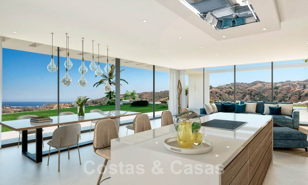 Villa moderna en venta en el campo de golf de Mijas con vistas panorámicas al mar 39804