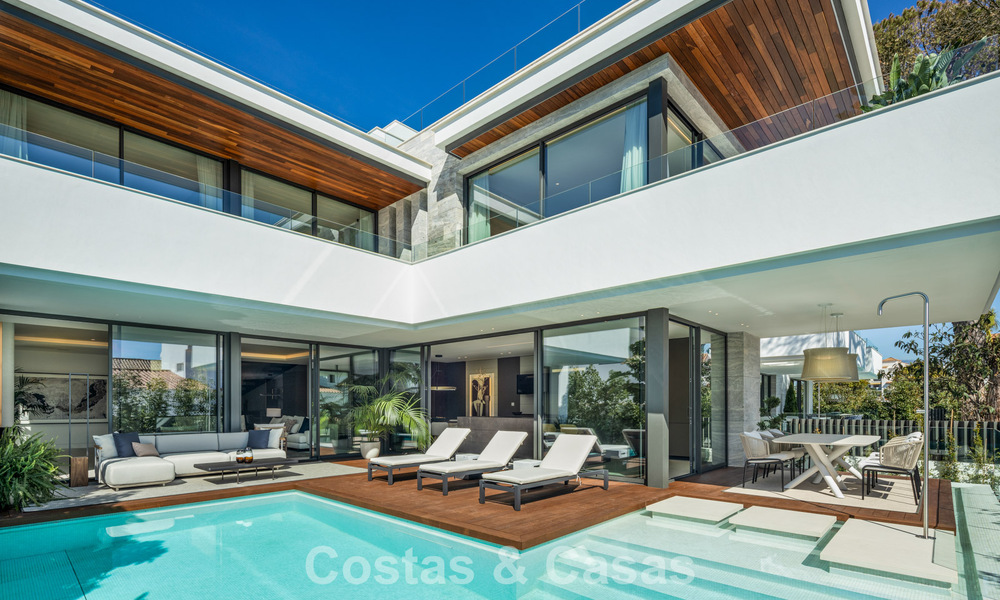 Fantástica villa de nueva construcción, sobre plano, en venta, en una zona de playa de San Pedro - Marbella 66381