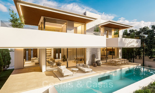 Moderna villa de nueva construcción en venta a poca distancia de la playa en San Pedro de Alcántara, Marbella 40564 