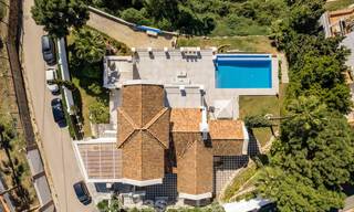 Magnífica villa tradicional andaluza en venta con vistas panorámicas al mar en Benahavis - Marbella 40801 