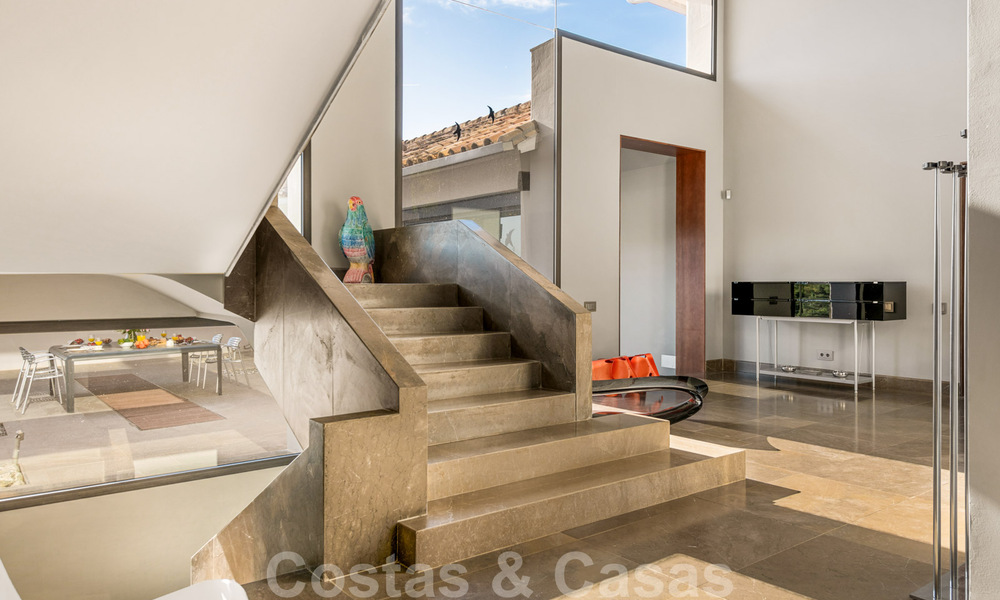 Moderna villa de lujo en venta con un interior de diseño, en el exclusivo complejo La Zagaleta Golf, Benahavis – Marbella 41247