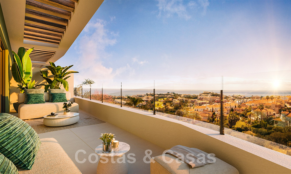 Apartamentos nuevos en venta con vistas mediterráneas en La Cala de Mijas - Costa del Sol 42070