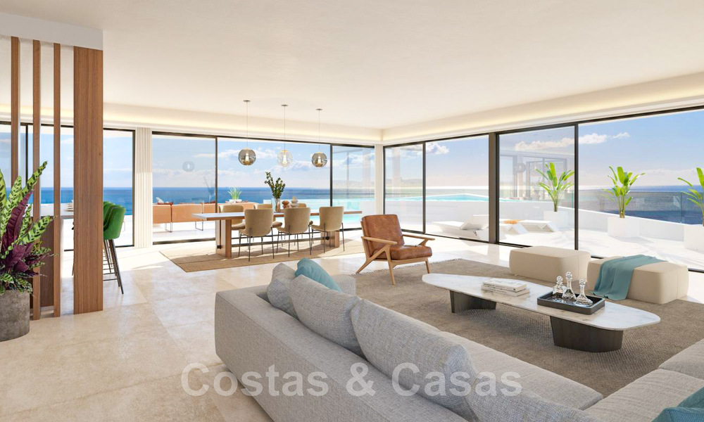 Apartamentos de lujo sostenibles, en venta, en una ubicación privilegiada con vistas panorámicas al mar, situados entre Benalmádena y Fuengirola - Costa del Sol 43953