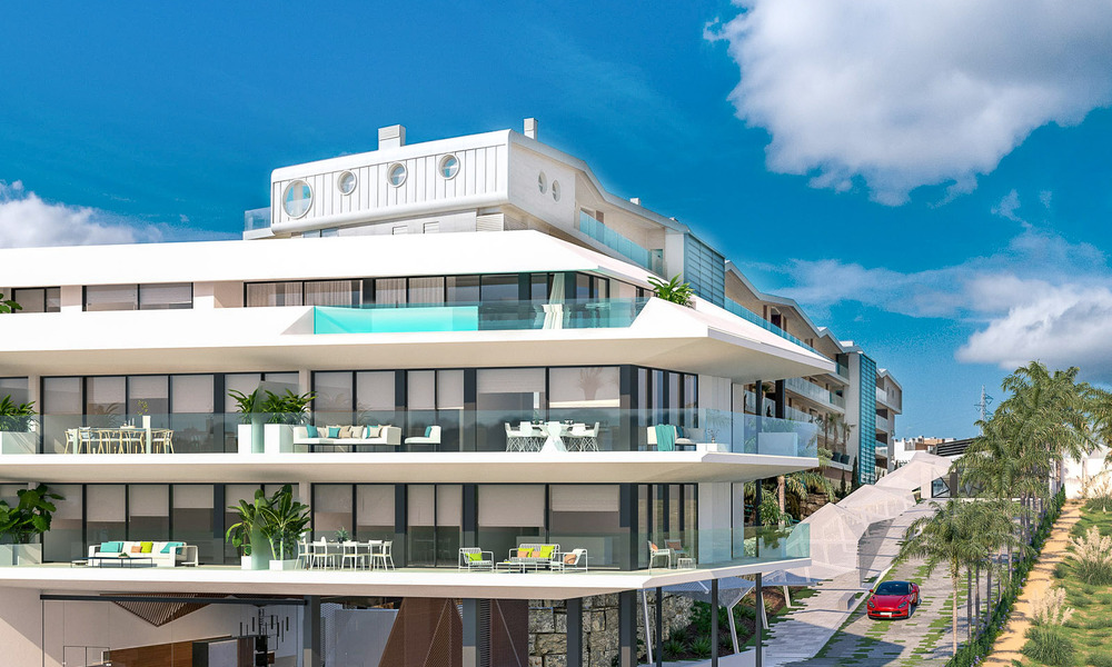 Apartamentos de lujo sostenibles, en venta, en una ubicación privilegiada con vistas panorámicas al mar, situados entre Benalmádena y Fuengirola - Costa del Sol 51368