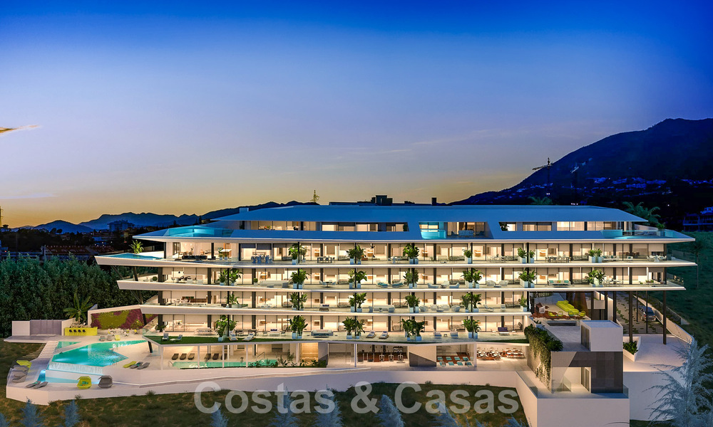 Apartamentos de lujo sostenibles, en venta, en una ubicación privilegiada con vistas panorámicas al mar, situados entre Benalmádena y Fuengirola - Costa del Sol 51369