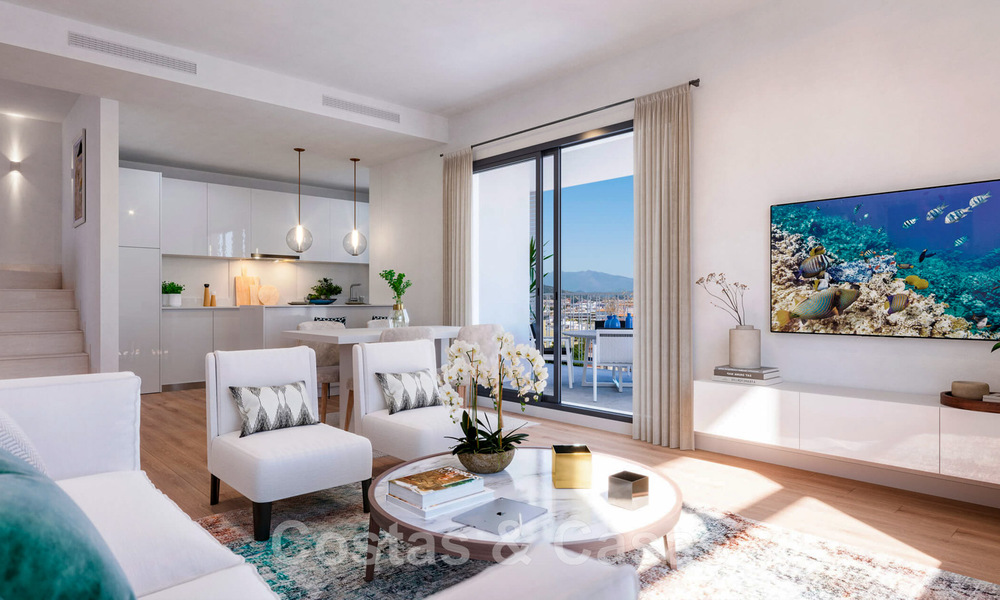 Apartamentos nuevos y modernos a poca distancia de la playa en el centro de Estepona, Costa del Sol 43941