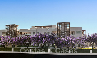 Nuevos y lujosos apartamentos de estilo contemporáneo en venta con amplias terrazas y vistas panorámicas en la Nueva Milla de Oro entre Marbella y Estepona 50058 