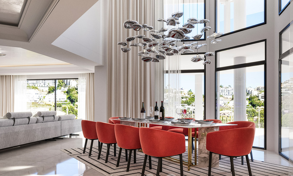 Nueva villa de lujo en venta, en primera línea de Los Flamingos Golf en Marbella - Benahavis 52805