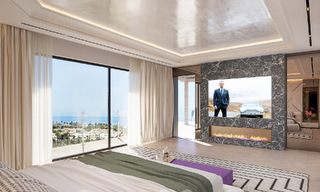 Nueva villa de lujo en venta, en primera línea de Los Flamingos Golf en Marbella - Benahavis 52808 