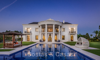 Majestuosa villa de lujo en venta con 7 dormitorios en una exclusiva urbanización al este del centro de Marbella 51977 